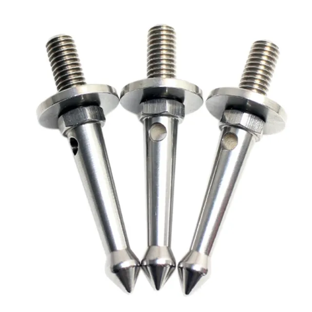 3 Piezas Puntas de Pie de TríPode de Acero Inoxidable de 3/8 Pulgadas para 9964