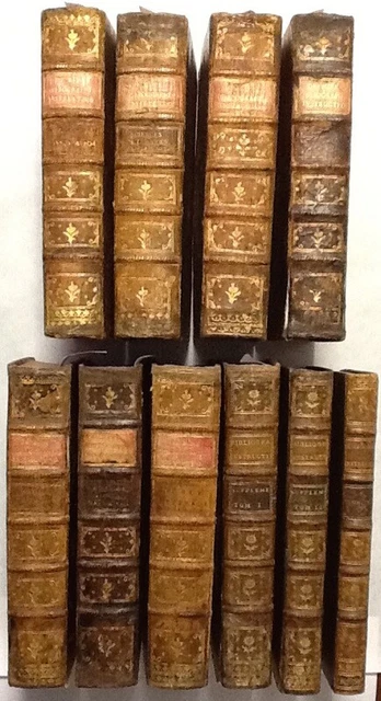De Bure: “Bibliographie Instructive ou […]” + “Supplement a la […]”; vol. 7 + 3.