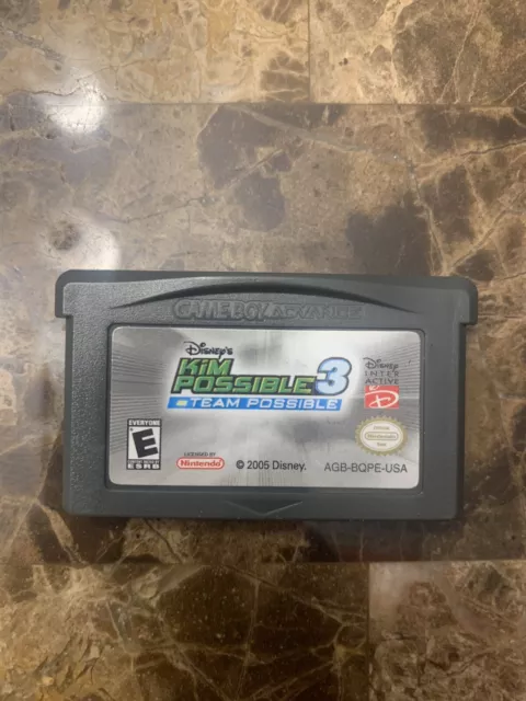 Disney's Kim Possible 3: Team Possible (Nintendo Game Boy Advance, 2005) LOOSE