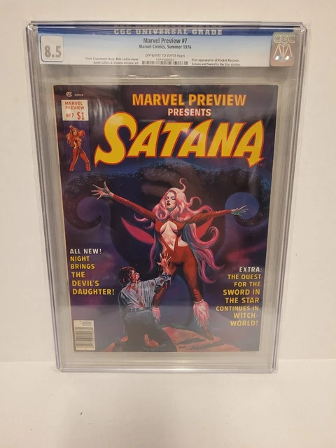 Marvel Preview #7 Cgc 8.5 1St Appearance Of Rocket Raccoon