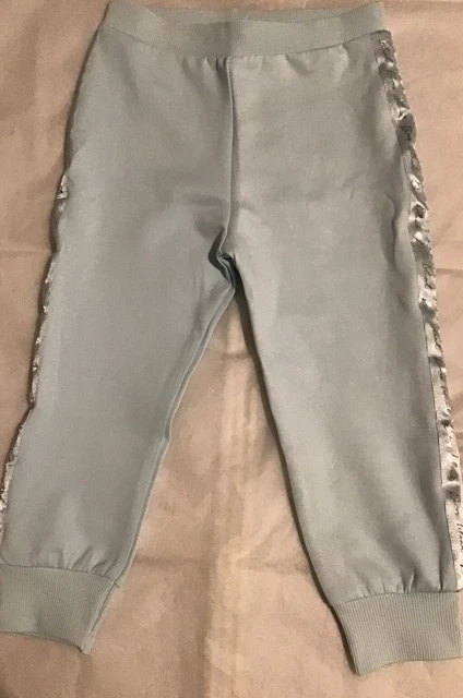 River island mini girls aged 3-4 years Blue scuba frilly tracksuit BNWT 7