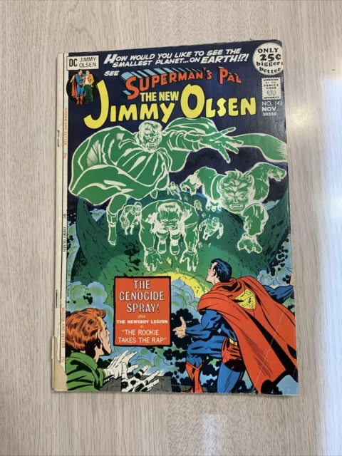 Superman’s Pal Jimmy Olsen 143 Gd/Vg Kirby 1971 Kirby’s Fourth World