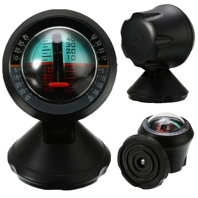 GAUGE CLINOMETER METER Outdoor Off-Road Car Balancer Indicator ...