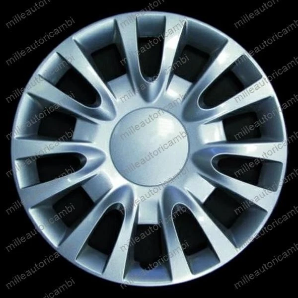 SET 4 COPRICERCHI COPPA RUOTA COPRIRUOTA BORCHIE PER LANCIA Y/YPSILON