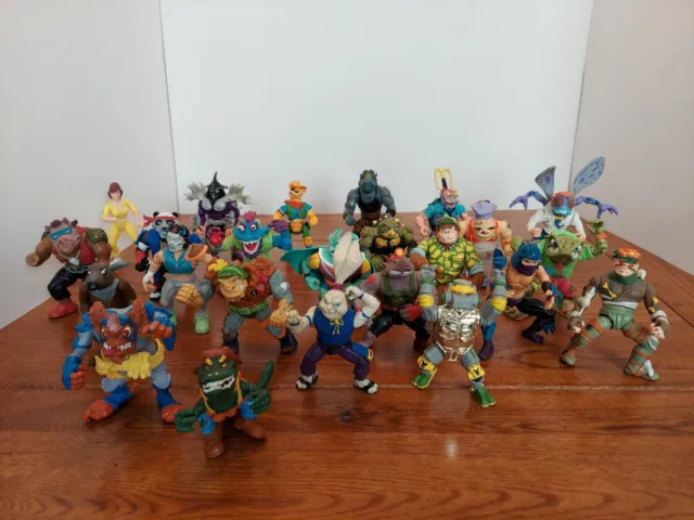 Vintage Teenage Mutant Ninja Turtles Figures Lot