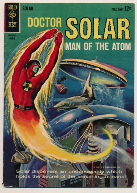 Doctor Solar (1962 Gold Key)  #7 FN-, 18,19 FN, 22 VF