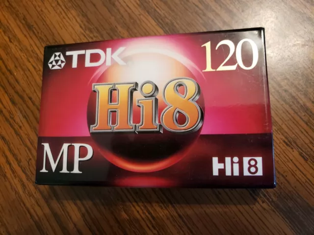 Cinta de video para videocámara TDK 120/Hi8 MP