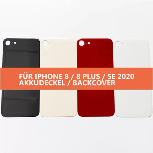 iPhone 8 / Plus / SE 2020 Akkudeckel Backcover Rückseite Big Hole Rückseite