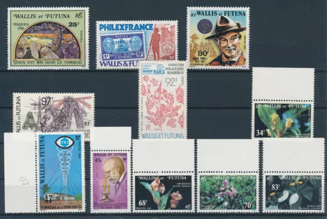 [BIN18328] Wallis & Futuna good lot very fine MNH stamps