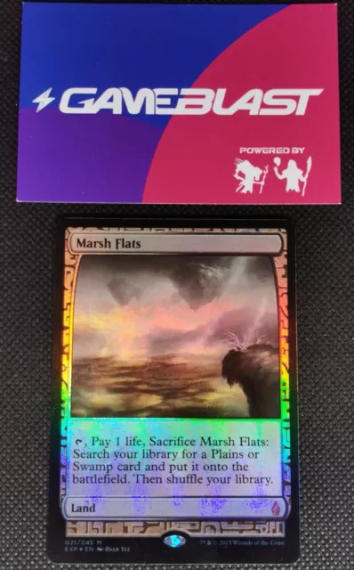 2015 MTG Marsh Flats- Zendikar Expeditions - VLP ENG Foil Rare Masterpiece! 2