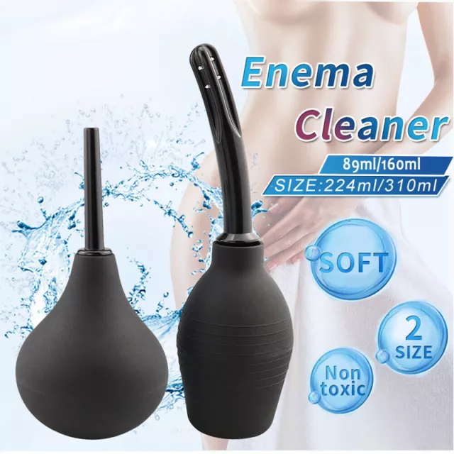 Rectal Syringe Bulb Douche Enema Cleaner Rubber Anal Vaginal Irrigation Colonic