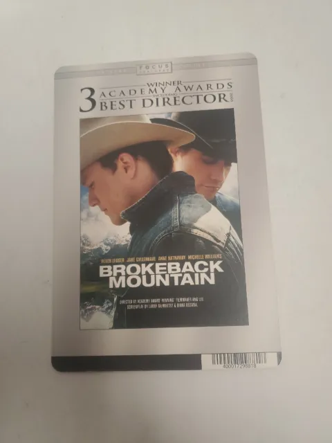 Broke back Mountain BLOCKBUSTER SHELF DISPLAY DVD BACKER CARD ONLY 5.5"X8"