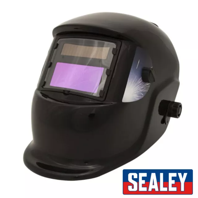 Siegen by Sealey S01001 Welding Helmet Auto Darkening Shade 9-13 Welding Helmet