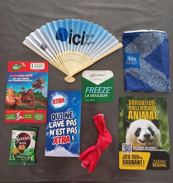 Porte Clé Camping Car Lot 20 Goodies Tour De France 2025 - Porte-clés, Casquettes, Objets Publicitaires NEUFS - Caravane Carte Cadeau