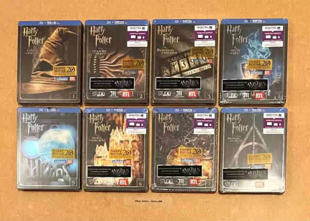 Harry Potter 4k Ultimate Box Uhd + Blu-ray Import Region 2, French Audio