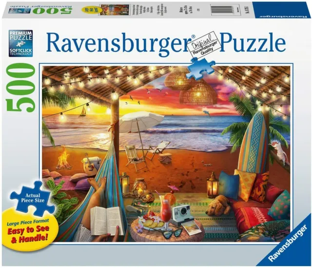 Ravensburger Puzzle*500 Teile Large*Cozy Cabana*Rarität*Neu+Ovp
