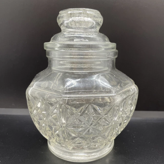 Klares Pressglas Ingwerglas Urne Aufbewahrungsglas Topf Wohnkultur Ornament 3