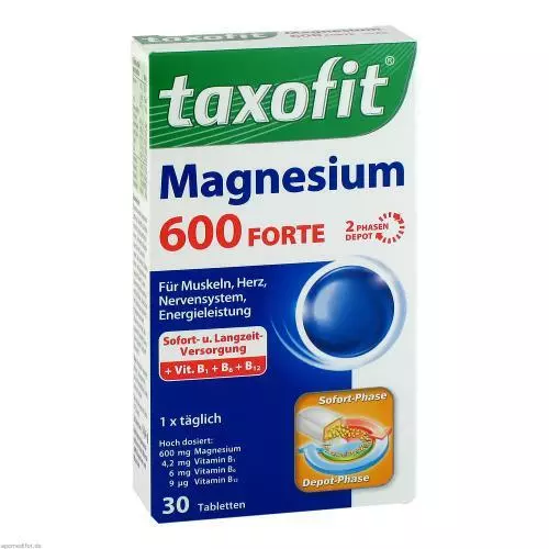 TAXOFIT Magnesium 600 FORTE Depot Tabletten 30 St