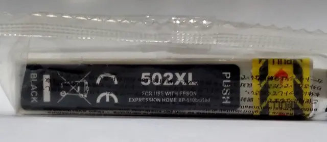 Cartouche Noir compatible avec EPSON 502XL sous cellophane