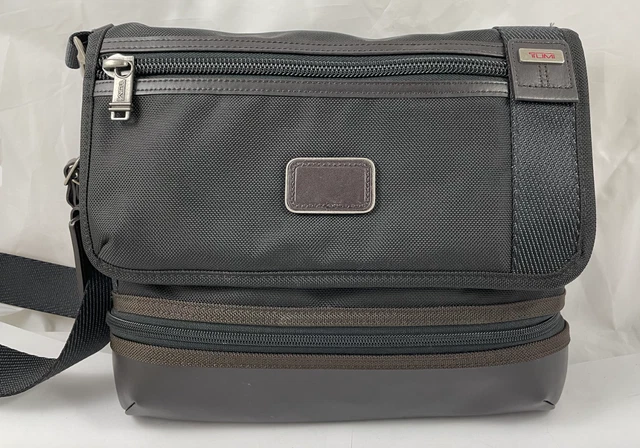 Tumi Alpha Bravo Beale Mini Messenger Crossbody Bag 222371HK2 Black Reg $245