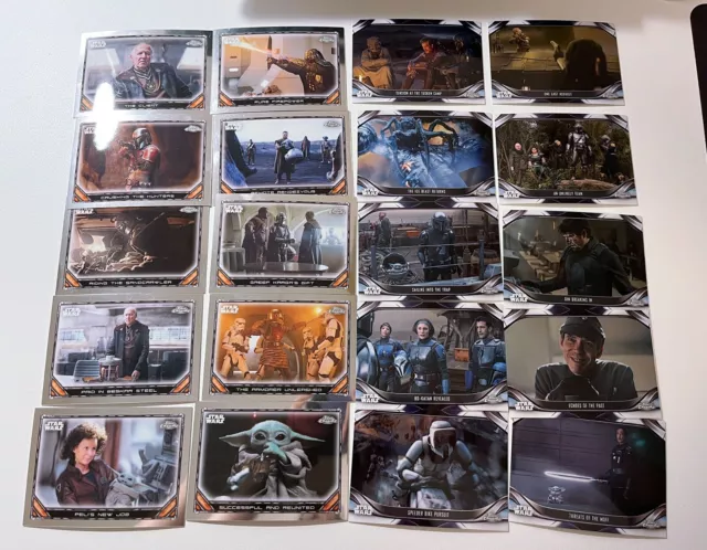 Topps Star Wars 2021 The Mandalorian Chrome Trading Cards