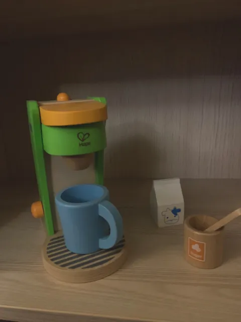Spielküche Kinderküche Hape - Holz Kaffeemaschine