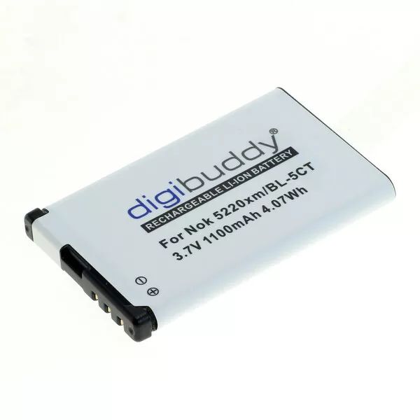 digibuddy Akku kompatibel zu Nokia 6303 /6730 /5220xm (BL-5CT) Li-Ion