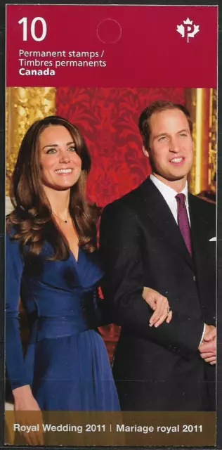 Canada - Booklet - Royal Wedding Prince William & Cath. Middleton #2466a (BK453)