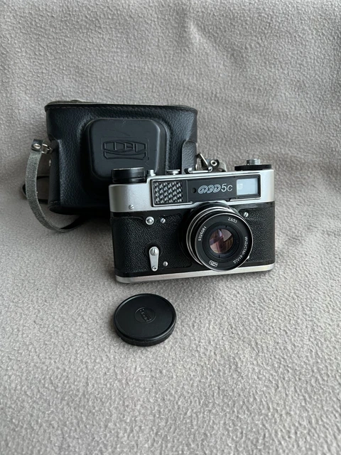 FED 2 RF 35 mm ex URSS Copie d'appareil photo Leica 1959-68 boite d'origine