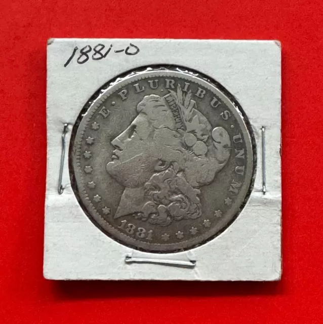 1881 O Morgan Silver Dollar $1