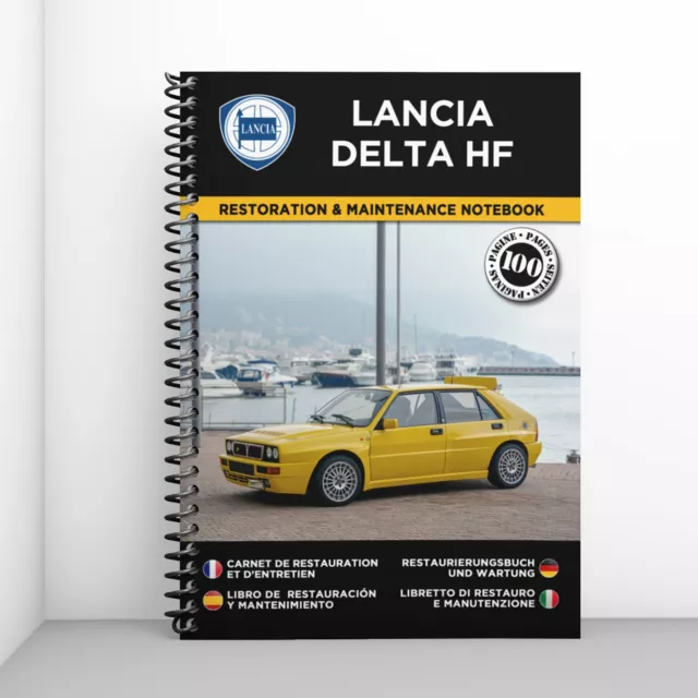 LANCIA DELTA HF : Restaurierungsbuch & Wartung - KOSTENLOS VERSAND