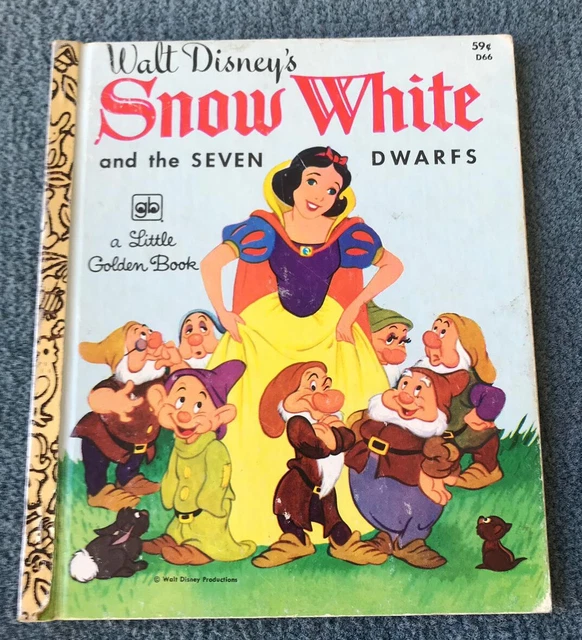 WALT DISNEY’S SNOW White And The Seven Dwarfs - A Little Golden Book ...