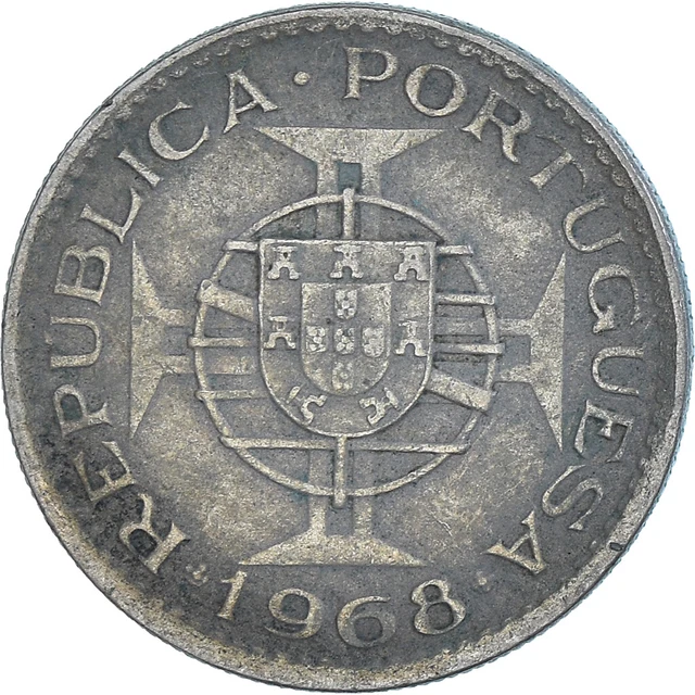 [#1356389] Coin, Angola, 2-1/2 Escudos, 1968