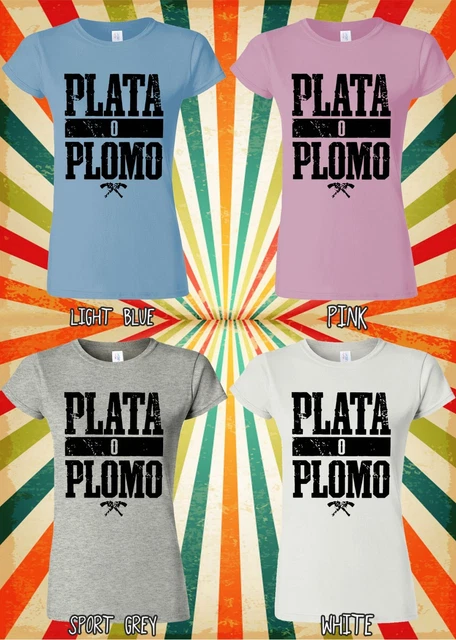 Maglietta unisex Pablo Escobar Plata O Plomo Drug Divertente Uomo Donna Gilet Tank Top 95 5