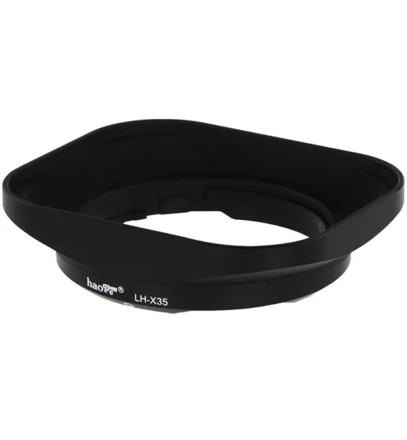 Haoge LH-X35 Bayonet Square Metal Lens Hood for Fujifilm