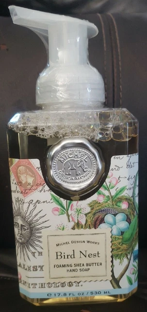 Michel Design Works Foaming Hand Soap BIRD NEST 17.8 oz. Scent Is Green Leaves