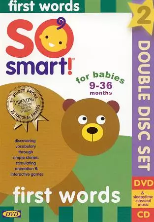 Letters DVD So Smart! School Of Baby 9-36 Months Childhood Spanish