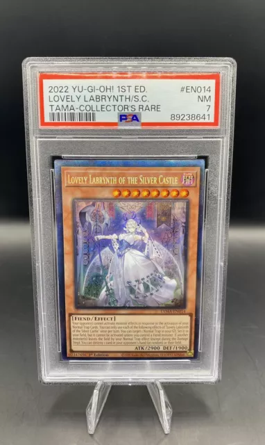 2022 YuGiOh Lovely Labyrinth of the Silver Castle - TAMA-EN014 CR 1st Ed PSA 7🔥