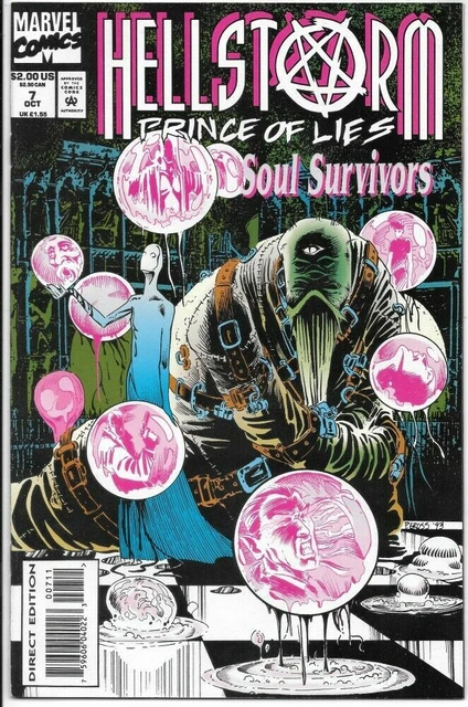 Hellstorm Prince of Lies #7 Marvel Comics October Oct 1993 (VF)