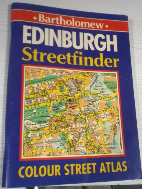 Edinburgh Streetfinder Colour Street Map by Bartholomew Sheet map, Paperback