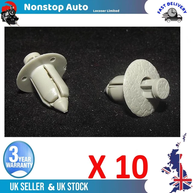 Lot De 10 Clips VVO® Rouges Pour Panneau De Porte Arrière Mercedes - Référence A0009918698