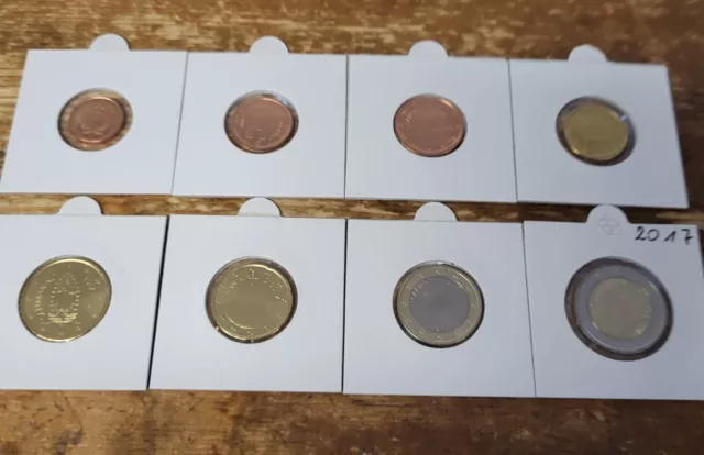San Marino Euro-KMS-Set 2017  1 Cent - 2 Euro (3,88 Euro) prägefrisch