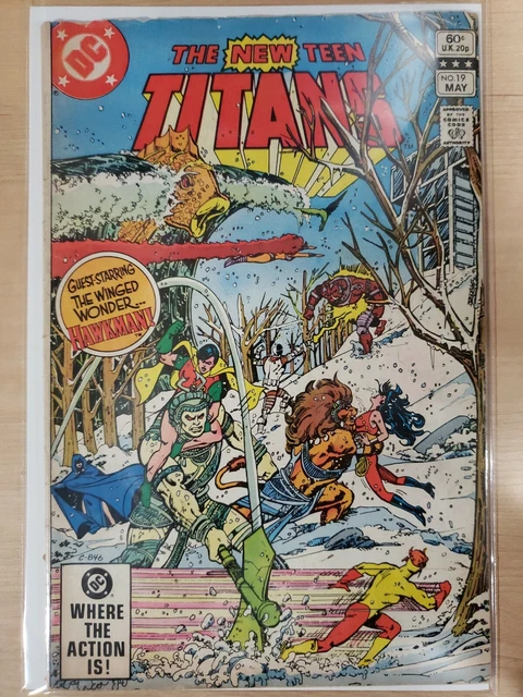 NEW TEEN TITANS #19 F, George Perez art, Direct, DC Comics 1982