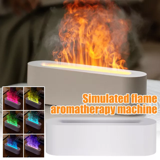 Fireplace Flame Aromatherapy Essential Oil Diffuser Mist Ultrasonic Humidifier