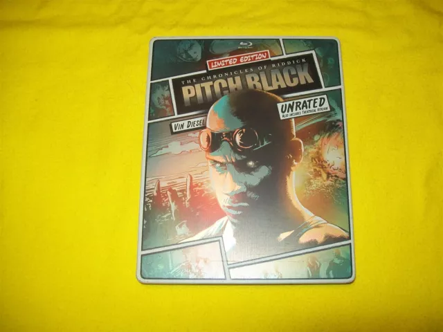 Pitch Black Bluray & Dvd With Digital Copy Steelbook Vin Diesel