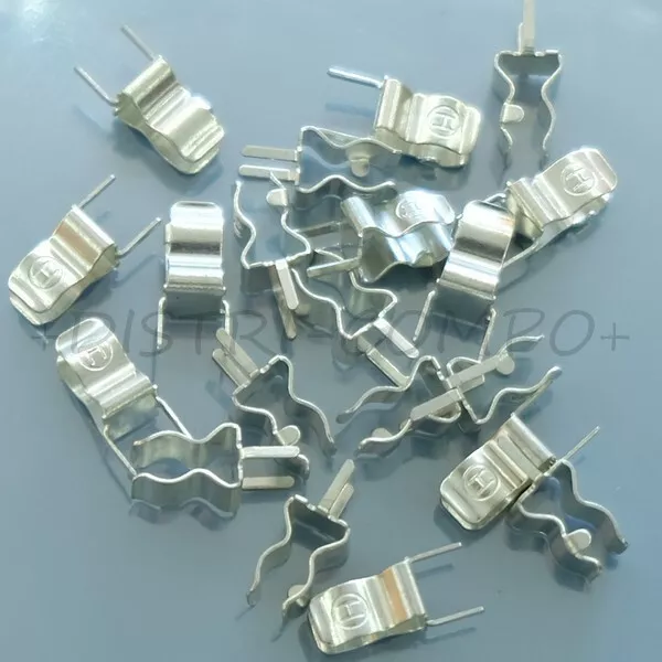 Clip fusible 5x20mm 500V 6.3A pas5mm 120.800 Eska (lot de 20)