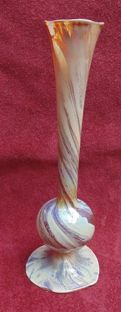 2 Grosses Perles Anciennes En Pâte De Verre – Afrique – L. 4,5/4,7 Cm – Superbes !