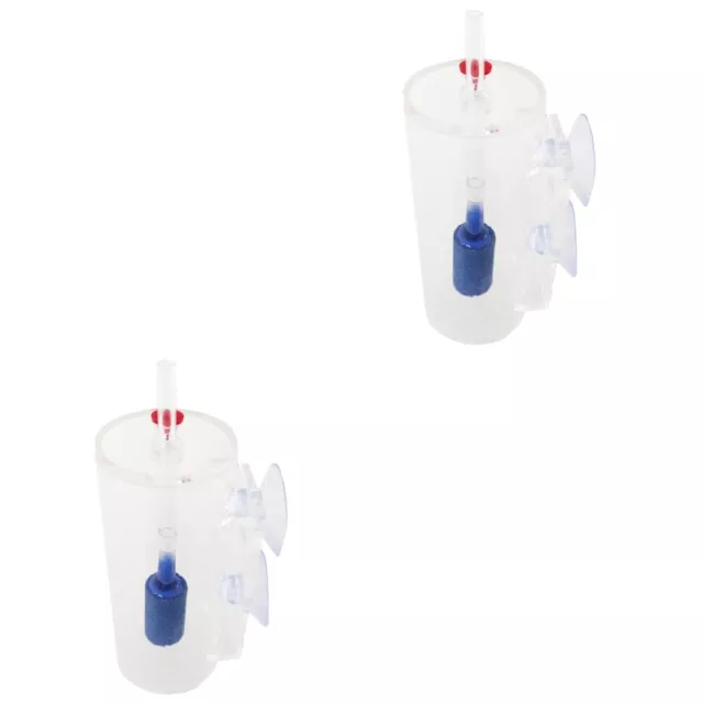 2 Pc Fish Tank Air Dissolver Diffuser Aquarium Co2 Drop Checker