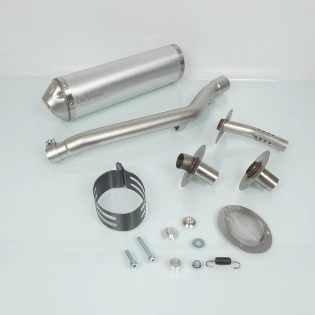 Pot D'Échappement LeoVince Iron Pour Moto Sherco 50 SM-T RS 2021-2023 - Collecteur Adaptable Neuf