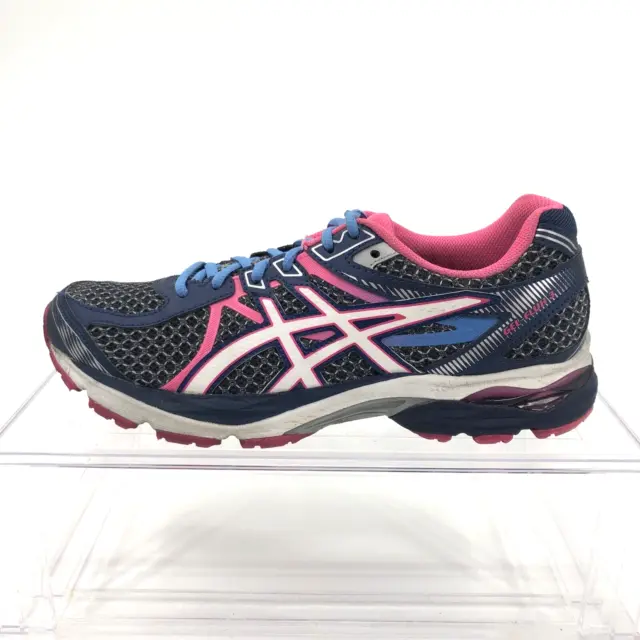 ASICS Gel Flux 3 T664N Womens 8.5 Running Shoes Blue Pink Athletic Sneakers Lace